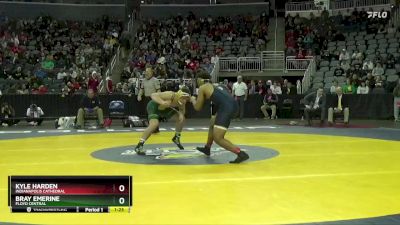 175 lbs Quarterfinal - Bray Emerine, Floyd Central vs Kyle Harden, Indianapolis Cathedral