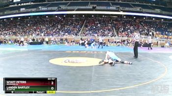 D3-157 lbs Cons. Round 1 - Wyatt Peters, Richmond HS vs Landen Bartley, Olivet HS