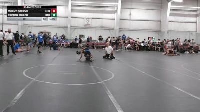 80 lbs Round 3 (8 Team) - Paeton Miller, Mat Assassins Red vs Mason Gibson, Xtreme Team