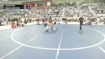 120 lbs Quarters - Vincent Hunt, Moses Lake Wrestling Club vs ADRIAN VALDOVINOS, Victory Wrestling-Central WA