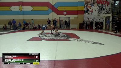 150 lbs Cons. Round 2 - Daniel Verderaime, Liberty Common vs Kason Cahill, Rock Springs