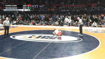 2A 106 lbs 1st Place Match - Cooper Clarke, Chatham (Glenwood) vs Treyden Diduch, Freeport (H.S.)