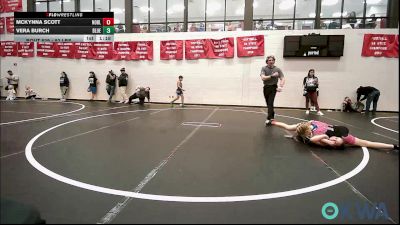 82 lbs Rr Rnd 2 - McKynna Scott, Noble Takedown Club vs Vera Burch, Blue Devil Wrestling
