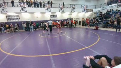 126 lbs Semifinal - Haakon Craft, Greybull MS vs Douglas Lewis, Riverton Middle School