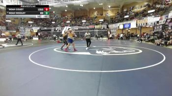 285 lbs Cons. Round 1 - Noah Couey, Leon-Bluestem Hs vs Noah Wooley, Wathena-Riverside Hs