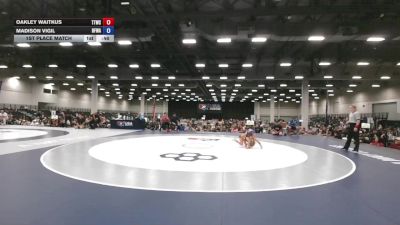 56.1-59.3 lbs 1st Place Match - Oakley Waitkus, Team Tulsa Wrestling Club vs Madison Vigil, Black Fox Wrestling Academy