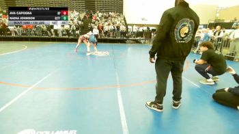 130 lbs 3rd Place - Ava Capogna, Rocky Point HS vs Nadia Johnson, Gloucester City