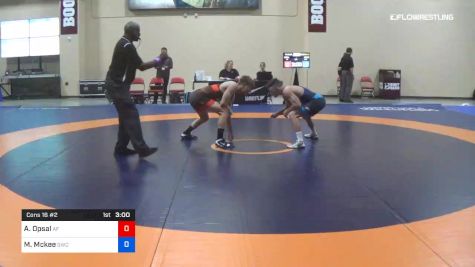 65 kg Cons 16 #2 - Alec Opsal, Air Force RTC vs Mitchell Mckee, Minnesota Storm