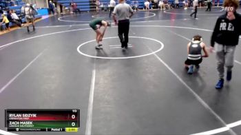 113 lbs Round 1 - Zach Masek, Lincoln Southwest vs Rylan Sidzyik, Creighton Prep