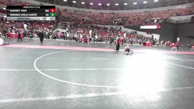 120 lbs Semifinal - Audrey Hoh, Kimberly Wrestling Club vs Jenesis Avila-Cante, AVILA COMBAT LABORATORIES