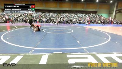 70 lbs Round Of 16 - Jagger Baublits, Team Aggression vs Riggins Arsenault, Warriors Of Christ