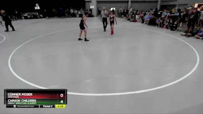 108 lbs Champ. Round 1 - Conner Moser, Wisconsin vs Carson Childers, Sebolt Wrestling Academy