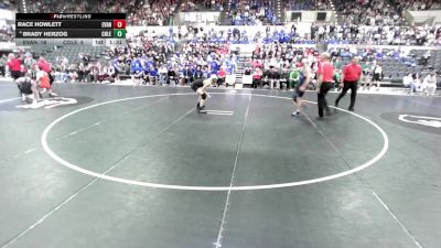 144 lbs Race Howlett, Evansville vs Brady Herzog, Coleman