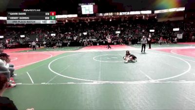 71 lbs 3rd Place Match - Gavin Davis, BTWA vs Henry Gorski, WSW1