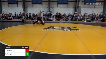 Prelims - Travis Manick, Rhode Island College vs Crawford Sargent, Trinity