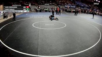D 2 175 lbs Cons. Round 5 - Kade Tinsley, North DeSoto vs Alex Hernandez, Archbishop Rummel