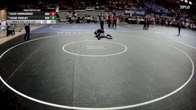 D 2 175 lbs Cons. Round 5 - Kade Tinsley, North DeSoto vs Alex Hernandez, Archbishop Rummel