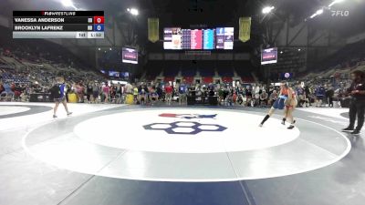 95 lbs Cons. Rd Of 32 - Vanessa Anderson, SD vs Brooklyn Lafrenz, ND