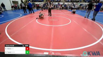 49 lbs Consi Of 8 #2 - Reid Wells, Grove Takedown Club vs Dakota Taylor, Sperry Wrestling Club