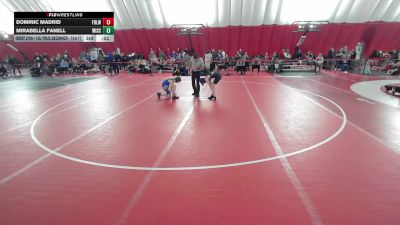 12U True Beginner - 100.2-105.4 Champ. Round 1 - Chloe Curran, Wisconsin vs Bennett Jennerjohn, Waunakee Wrestling Club