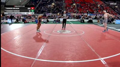 3A 175 lbs Cons. Round 2 - Thomas Vargas, Valley vs Tannon Nelson, Aberdeen