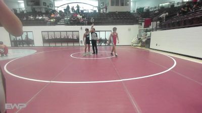 150 lbs Quarterfinal - Racen Stacy, Hilldale vs Noah Bailey, Stilwell