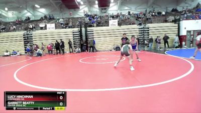 91-95 lbs Round 2 - Lucy Hinchman, Contenders WA vs Garrett Beatty, Center Grove WC