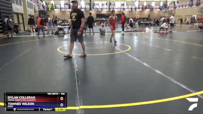 126 lbs Cons. Round 2 - Dylan Colleran, Ubasa Wrestling Academy vs Townes Wilson, Iowa