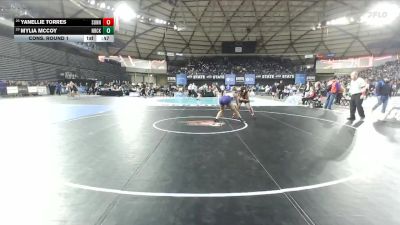 Girls 4A 190 lbs Cons. Round 1 - Yanellie Torres, Sunnyside (Girls) vs Mylia McCoy, North Creek (Girls)