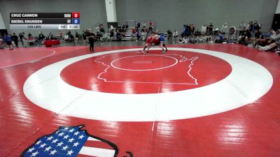 126 lbs Cruz Cannon, Team Kansas Gold vs Diesel Knudsen, Team Utah