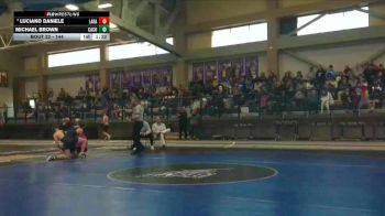 144 lbs Champ. Round 1 - Luciano Daniele, Laramie vs Michael Brown, Campbell County