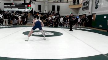 126 lbs Quarterfinal - Michael Joyce, Pembroke vs Bronson Russell, Plymouth North