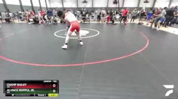 160 lbs Cons. Round 3 - Champ Bailey, WA vs Alvince Roppul Jr., WA