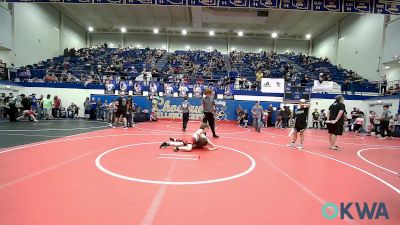 90 lbs Quarterfinal - Troy Butler, Weatherford Youth Wrestling vs Bradley Ross, Mustang Bronco Wrestling Club