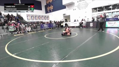 144 lbs Champ. Round 1 - James Ruiz, Esperanza vs Marcus Kuo, Arroyo