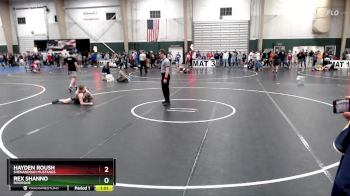 144 lbs Champ. Round 1 - Hayden Roush, Shenandoah Mustangs vs Rex Shanno, Riverside