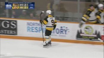 Adam Benak Scores Late Tying Goal For Brantford In Game 3