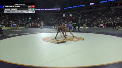 105 lbs Round Of 16 - Megan Morales, Central (CS) vs Jaelle Cortez, Gilroy (CC)