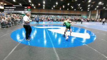 130 lbs Champ. Round 2 - Zara Zeidler, Casa Grande vs Avah Garrett, Spanish Springs