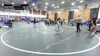 120 lbs Cons. Round 4 - Dominic Munoz, Northview vs Logan Moreo, Los Alamitos