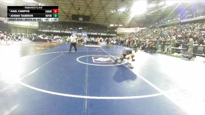 Boys 4A 165 lbs Semifinal - Kael Campos, Sunnyside vs Josiah Taijeron, Rogers (Puyallup)