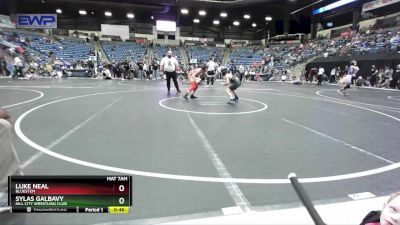 88 lbs Cons. Round 1 - Sylas Galbavy, Hill City Wrestling Club vs Luke Neal, Bluestem