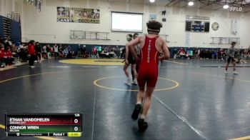 126 lbs Champ. Round 1 - Ethan VanDomelen, Oregon City vs Connor Wren, Nelson