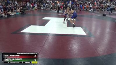 J-12 lbs Semifinal - Easton Himschoot, USA MAT CLUB vs Beau Berryman, Oelwein Wrestling Club