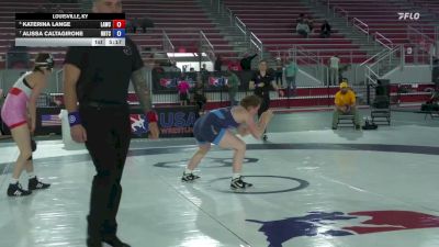 65 kg Cons. Semis - Katerina Lange, Laker WC vs Alissa Caltagirone, NMU- National Training Center