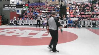 132 lbs Semifinal - Braxton Eason, Father Ryan High School vs Trey McDonald, Memphis University School