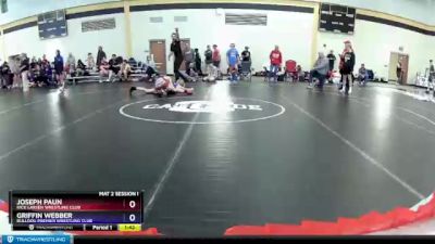 110 lbs Round 2 - Joseph Paun, Rick Larsen Wrestling Club vs Griffin Webber, Bulldog Premier Wrestling Club