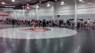 138 lbs Cons. Round 4 - Naima Ghaffar, Unattached vs Alexis Kelley, Indiana Tech