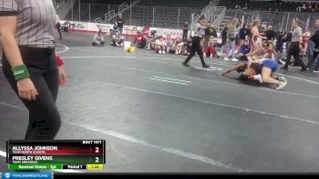 144 lbs 1st Place Match - Allyssa Johnson, Team North Dakota vs Presley Givens, Team Arkansas