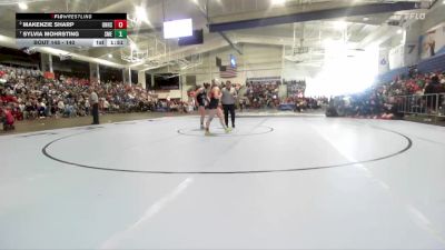 140 lbs Quarterfinal - Sylvia Mohrsting, Shawnee Mission East vs Makenzie Sharp, Olathe North